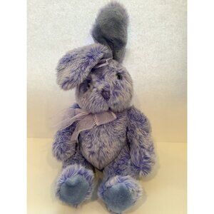 Chosun Bunny Rabbit Plush Purple Stuffed Animal Soft Toy With Ribbon Easter